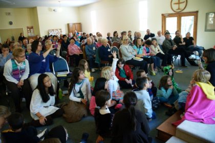 Standing room only at the old Governor's location sanctuary